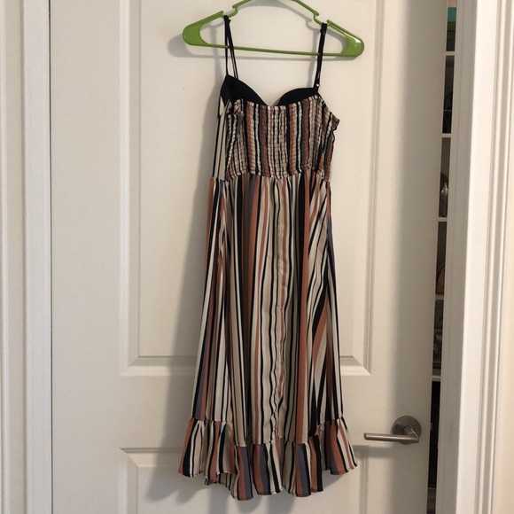 Multi color stripes spring/summer dress - Picture 3 of 5
